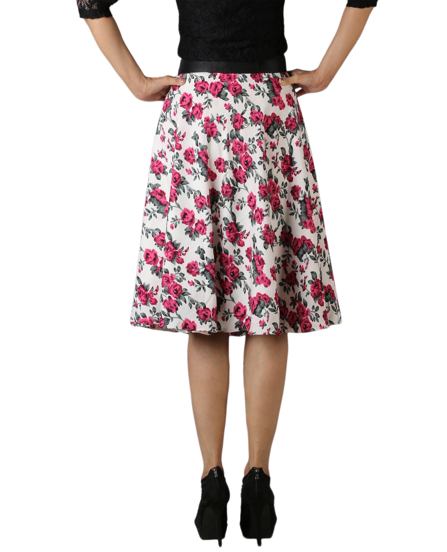 Floral Midi Wrap Around Skirt WA000176